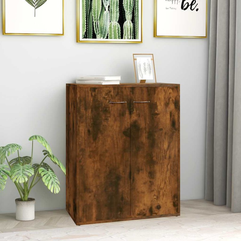 vidaXL Ντουλάπι Καπνιστή Δρυς 60 x 30 x 75 εκ. από Επεξεργασμένο Ξύλο