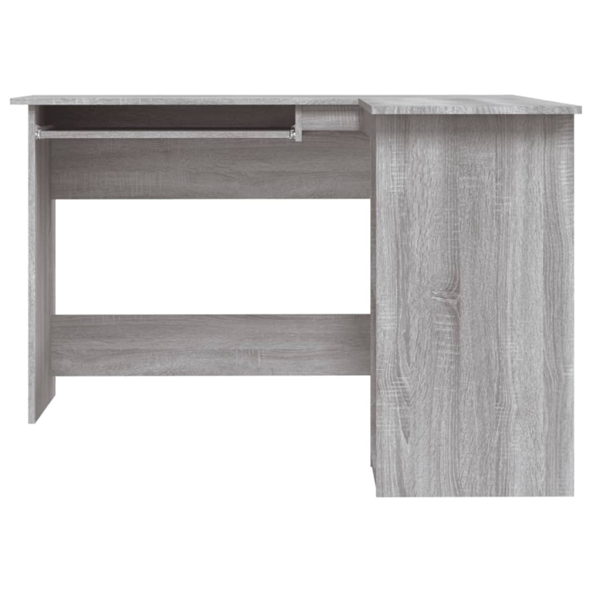 vidaXL Γραφείο Γωνιακό Γκρι Sonoma 120x140x75 εκ. Επεξεργασμένο Ξύλο