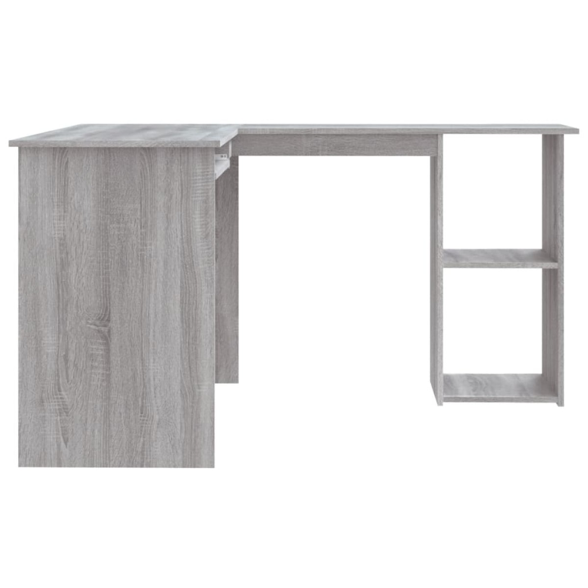 vidaXL Γραφείο Γωνιακό Γκρι Sonoma 120x140x75 εκ. Επεξεργασμένο Ξύλο