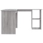 vidaXL Γραφείο Γωνιακό Γκρι Sonoma 120x140x75 εκ. Επεξεργασμένο Ξύλο
