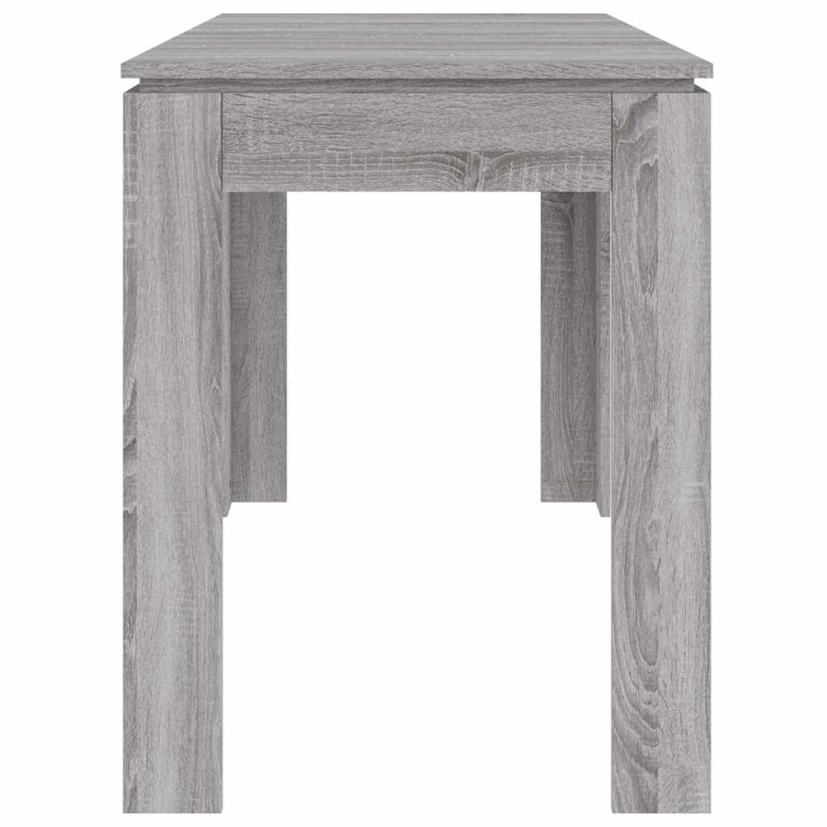 vidaXL Τραπεζαρία Γκρι Sonoma 120 x 60 x 76 εκ. από Επεξεργασμένο Ξύλο
