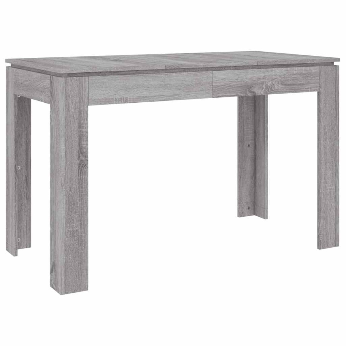 vidaXL Τραπεζαρία Γκρι Sonoma 120 x 60 x 76 εκ. από Επεξεργασμένο Ξύλο