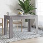 vidaXL Τραπεζαρία Γκρι Sonoma 120 x 60 x 76 εκ. από Επεξεργασμένο Ξύλο