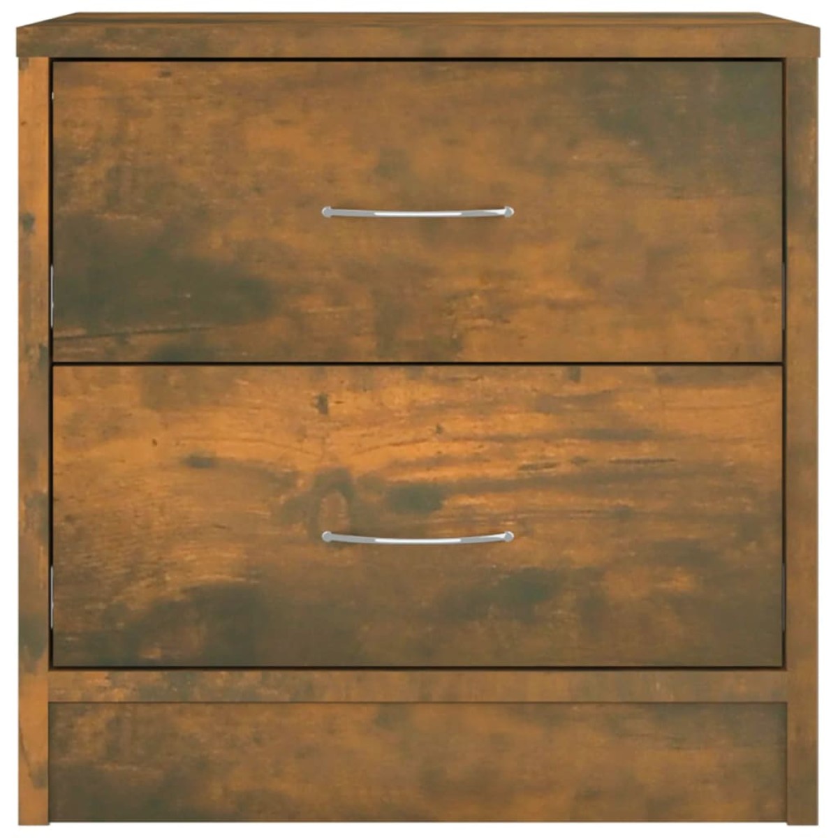 vidaXL Κομοδίνο Καπνιστή Δρυς 40 x 30 x 40 εκ. από Επεξεργασμένο Ξύλο