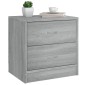 vidaXL Κομοδίνο Γκρι Sonoma 40 x 30 x 40 εκ. από Επεξεργασμένο Ξύλο