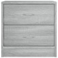 vidaXL Κομοδίνο Γκρι Sonoma 40 x 30 x 40 εκ. από Επεξεργασμένο Ξύλο