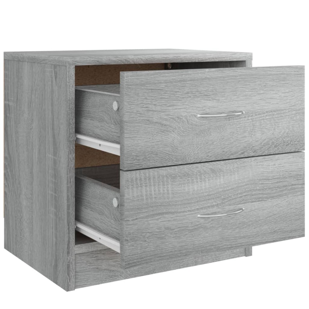 vidaXL Κομοδίνο Γκρι Sonoma 40 x 30 x 40 εκ. από Επεξεργασμένο Ξύλο