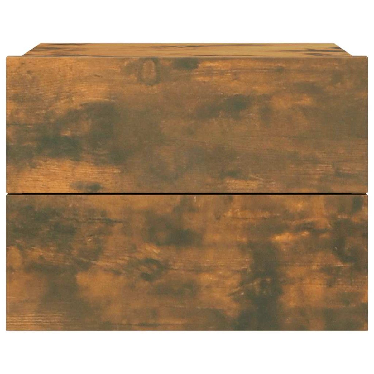 vidaXL Κομοδίνα 2 Τεμ. Καπνιστή Δρυς 40x30x30 εκ. από Επεξεργ. Ξύλο