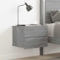 vidaXL Κομοδίνο Γκρι Sonoma 40x30x30 εκ. από Επεξεργασμένο Ξύλο