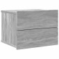 vidaXL Κομοδίνα 2 Τεμ. Γκρι Sonoma 40x30x30 εκ. από Επεξεργασμένο Ξύλο