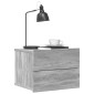 vidaXL Κομοδίνα 2 Τεμ. Γκρι Sonoma 40x30x30 εκ. από Επεξεργασμένο Ξύλο