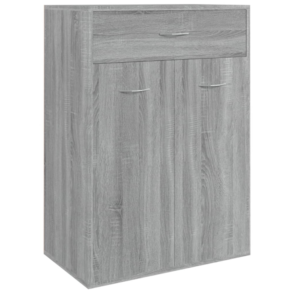 vidaXL Παπουτσοθήκη Γκρι Sonoma 60x35x84 εκ. από Επεξεργασμένο Ξύλο