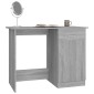 vidaXL Γραφείο Γκρι Sonoma 100x50x76 εκ. από Επεξεργασμένο Ξύλο
