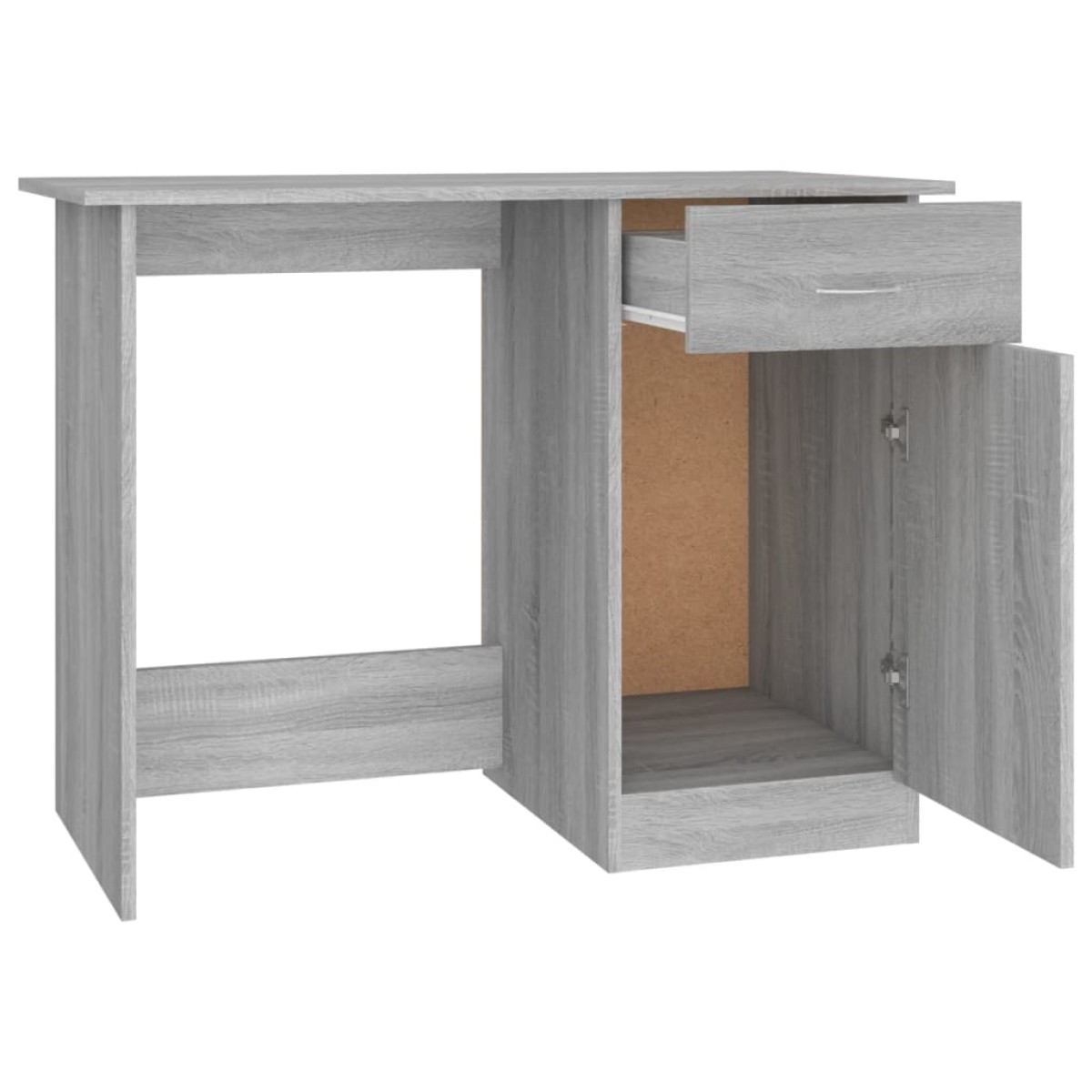 vidaXL Γραφείο Γκρι Sonoma 100x50x76 εκ. από Επεξεργασμένο Ξύλο