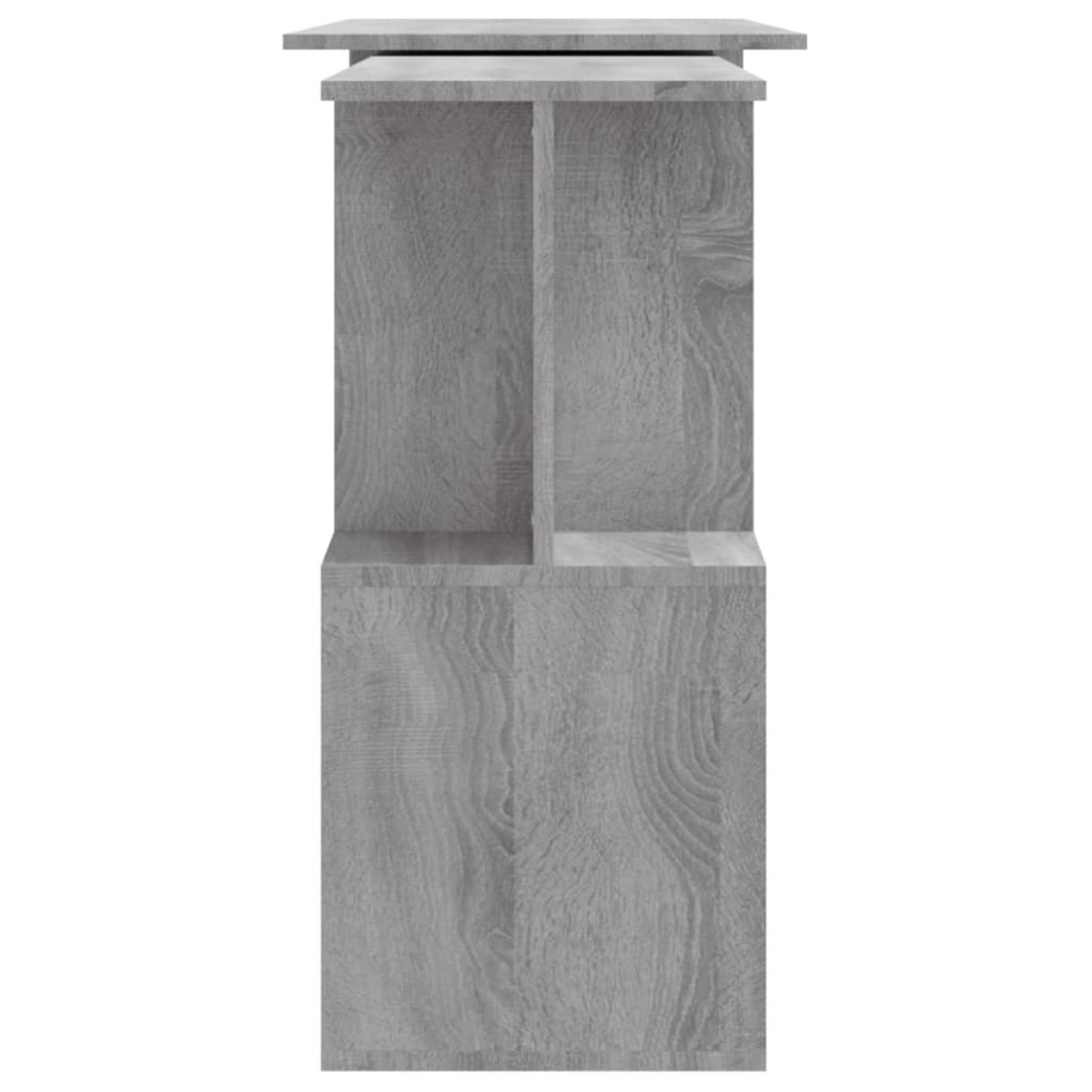 vidaXL Γραφείο Γωνιακό Γκρι Sonoma 200x50x76 εκ. Επεξεργασμένο Ξύλο