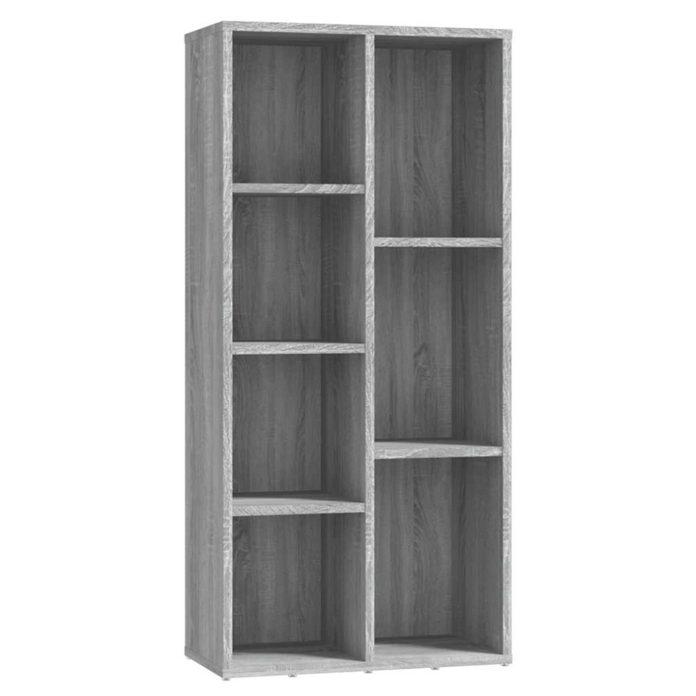 vidaXL Βιβλιοθήκη Γκρι Sonoma 50 x 25 x 106 εκ.