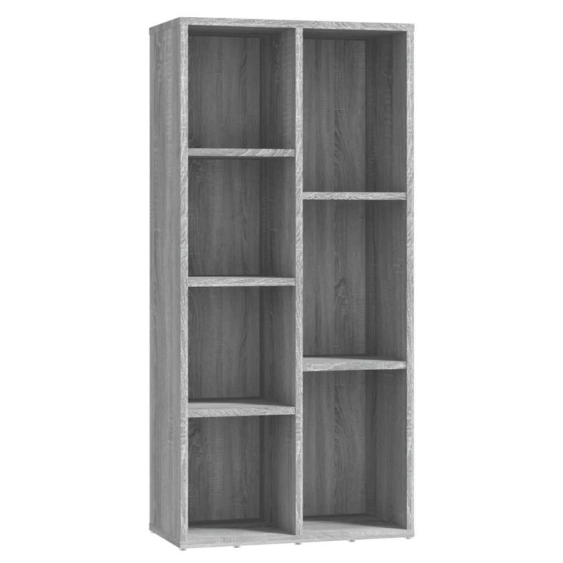 vidaXL Βιβλιοθήκη Γκρι Sonoma 50 x 25 x 106 εκ.