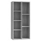 vidaXL Βιβλιοθήκη Γκρι Sonoma 50 x 25 x 106 εκ.