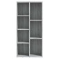 vidaXL Βιβλιοθήκη Γκρι Sonoma 50 x 25 x 106 εκ.