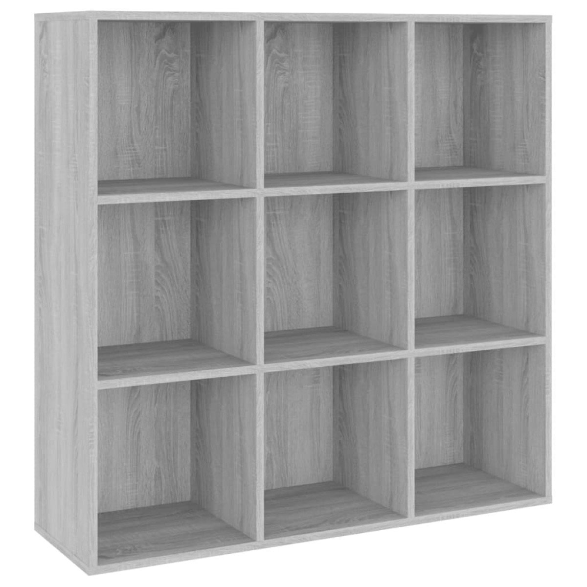 vidaXL Βιβλιοθήκη Γκρι Sonoma 98 x 30 x 98 εκ.