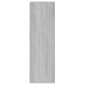 vidaXL Βιβλιοθήκη Γκρι Sonoma 98 x 30 x 98 εκ.