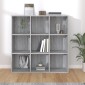 vidaXL Βιβλιοθήκη Γκρι Sonoma 98 x 30 x 98 εκ.
