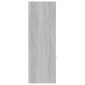 vidaXL Ντουλάπι Αποθήκευσης Γκρι Sonoma 60 x 29,5 x 90 εκ.