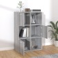 vidaXL Ντουλάπι Αποθήκευσης Γκρι Sonoma 60 x 29,5 x 90 εκ.