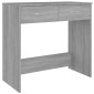 vidaXL Γραφείο Γκρι Sonoma 80 x 40 x 75 εκ. από Επεξεργασμένο Ξύλο