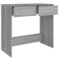 vidaXL Γραφείο Γκρι Sonoma 80 x 40 x 75 εκ. από Επεξεργασμένο Ξύλο
