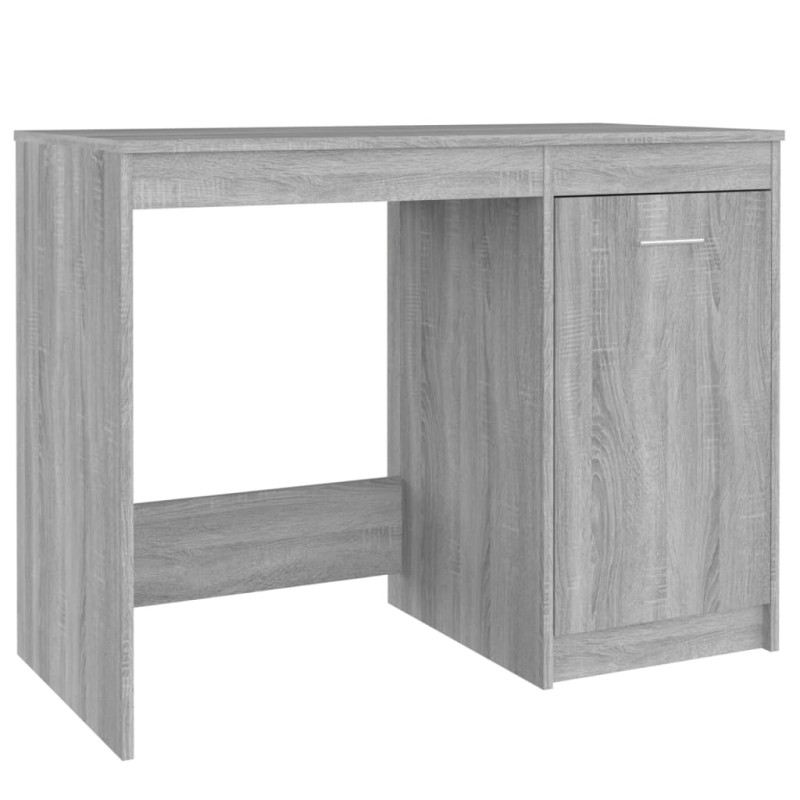 vidaXL Γραφείο Γκρι Sonoma 100x50x76 εκ. από Επεξεργασμένο Ξύλο