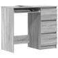 vidaXL Γραφείο Γκρι Sonoma 90x45x76 εκ. από Επεξεργασμένο Ξύλο