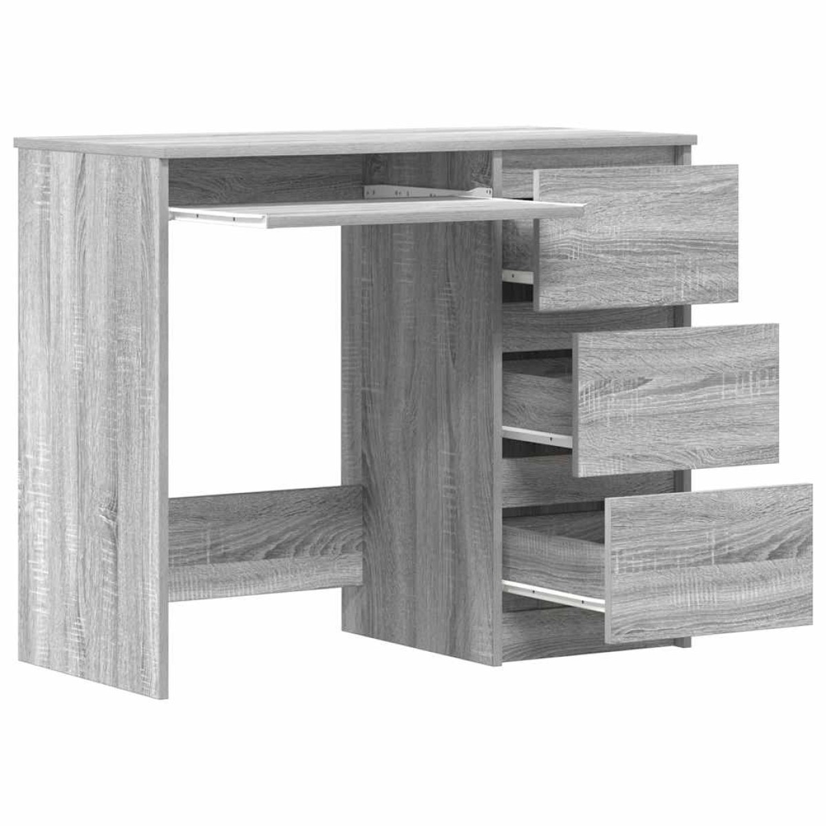 vidaXL Γραφείο Γκρι Sonoma 90x45x76 εκ. από Επεξεργασμένο Ξύλο