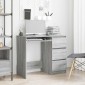 vidaXL Γραφείο Γκρι Sonoma 90x45x76 εκ. από Επεξεργασμένο Ξύλο