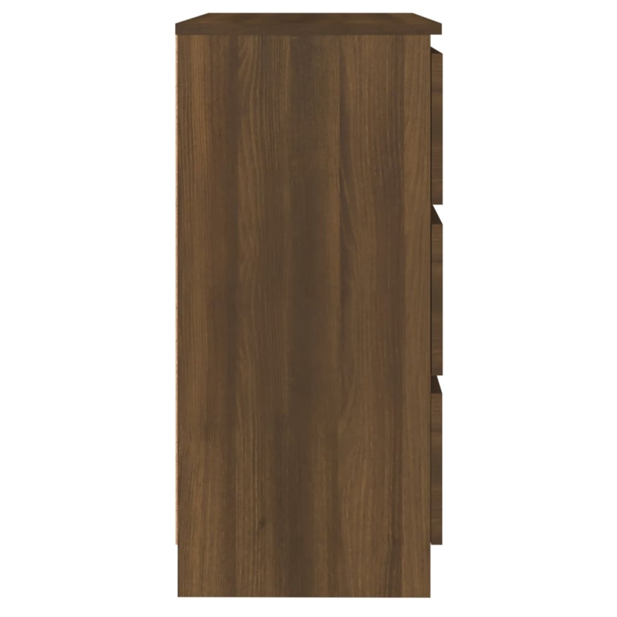 vidaXL Συρταριέρα Καφέ Δρυς 60 x 35 x 76 εκ. Επεξεργασμένο Ξύλο