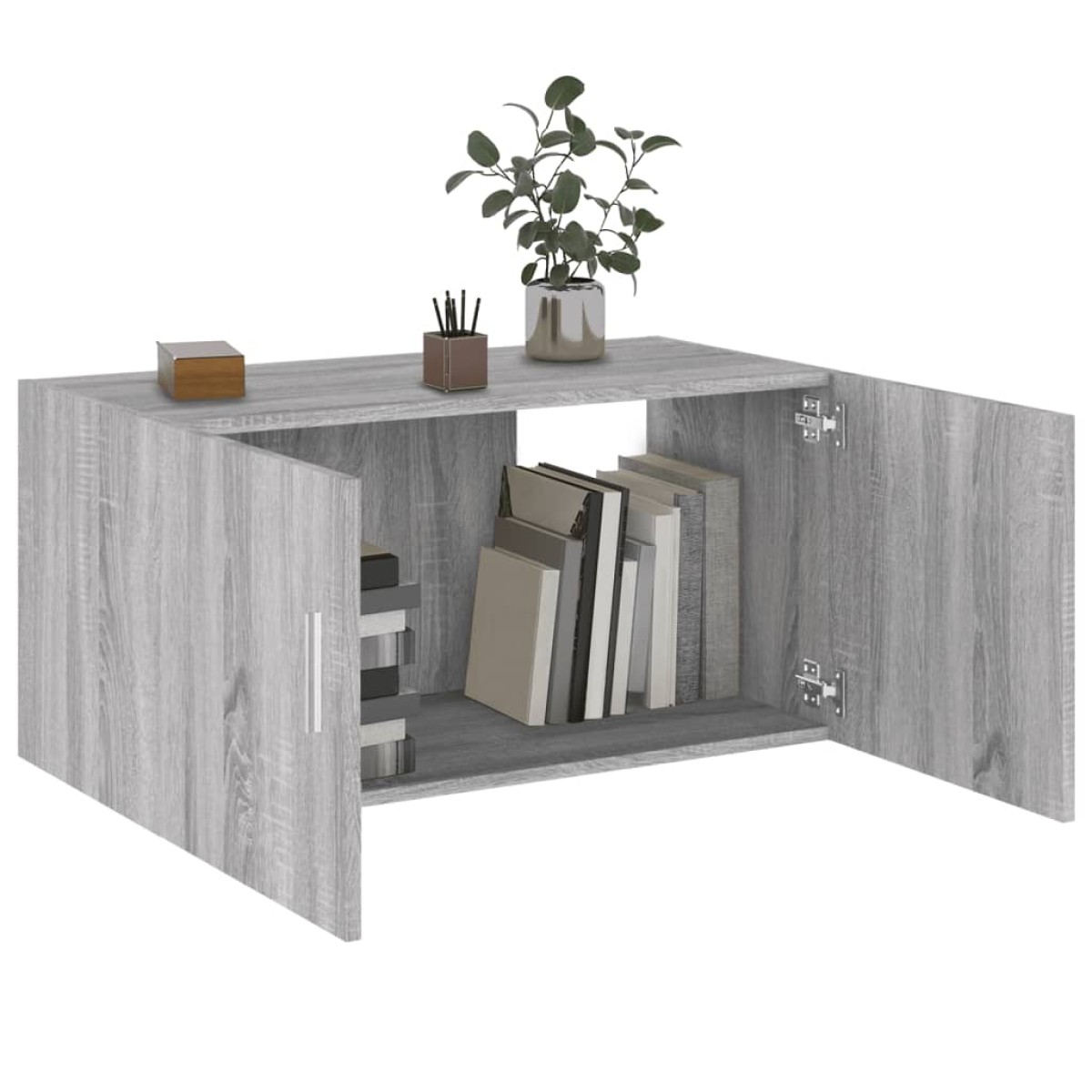 vidaXL Ντουλάπι Τοίχου Γκρι Sonoma 80 x 39 x 40 εκ. από Επεξεργ. Ξύλο