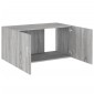vidaXL Ντουλάπι Τοίχου Γκρι Sonoma 80 x 39 x 40 εκ. από Επεξεργ. Ξύλο