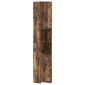 vidaXL Ντουλάπι Μπάνιου Καπνιστή Δρυς 30x30x183,5 εκ. Επεξεργ. Ξύλο