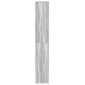 vidaXL Ντουλάπι Μπάνιου Γκρι Sonoma 30x30x183,5 εκ. Επεξεργασμένο Ξύλο
