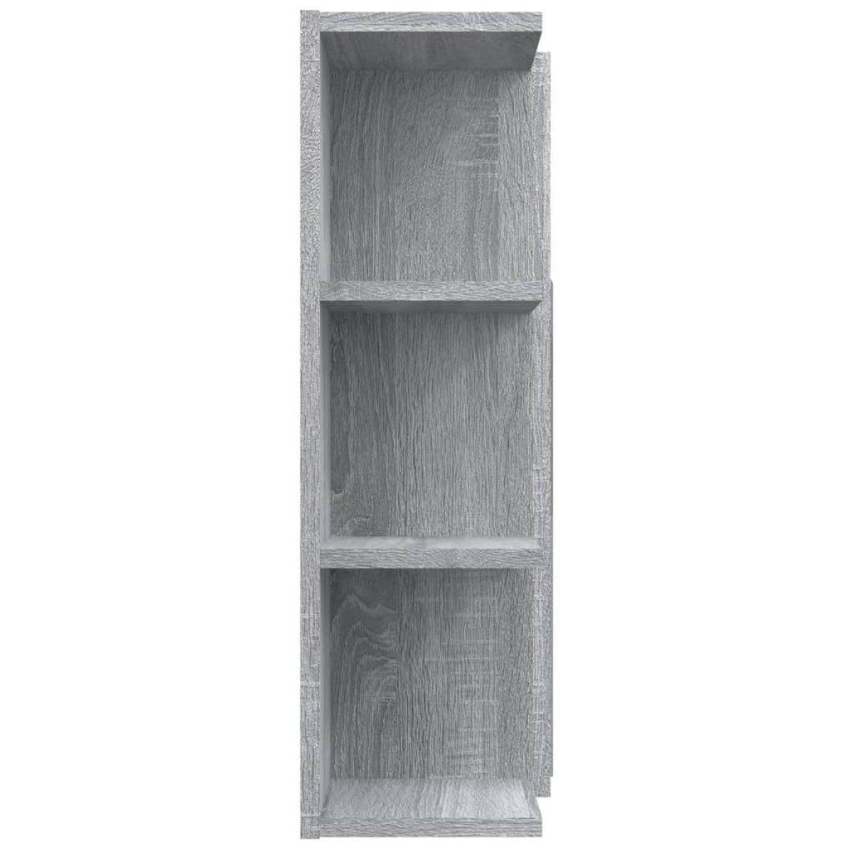 vidaXL Ντουλάπι Καθρέπτης Μπάνιου Γκρι Sonoma 80x20,5x64 εκ Επεξ. Ξύλο