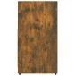 vidaXL Ντουλάπι Μπάνιου Καπνιστή Δρυς 60x33x60 εκ. Επεξεργασμένο Ξύλο