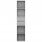 vidaXL Βιβλιοθήκη Γκρι Sonoma 36 x 30 x 171 εκ. από Επεξεργασμένο Ξύλο