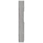 vidaXL Ντουλάπι Μπάνιου Γκρι Sonoma 32x25,5x190 εκ. Επεξεργασμένο Ξύλο