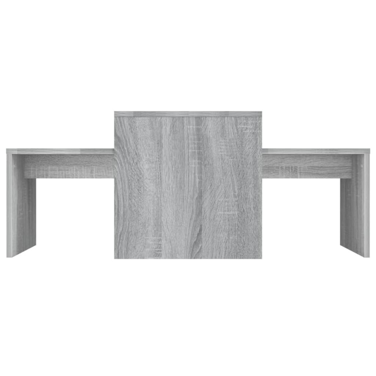 vidaXL Τραπεζάκι Σαλονιού Γκρι Sonoma 100 x 48 x 40 εκ. από Επεξ. Ξύλο
