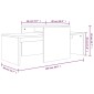 vidaXL Τραπεζάκι Σαλονιού Γκρι Sonoma 100 x 48 x 40 εκ. από Επεξ. Ξύλο