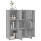 vidaXL Βιβλιοθήκη Γκρι Sonoma 90 x 30 x 90 εκ. από Επεξεργασμένο Ξύλο