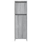 vidaXL Ντουλάπι Μπάνιου Γκρι Sonoma 30x30x95 εκ. Επεξεργασμένο Ξύλο