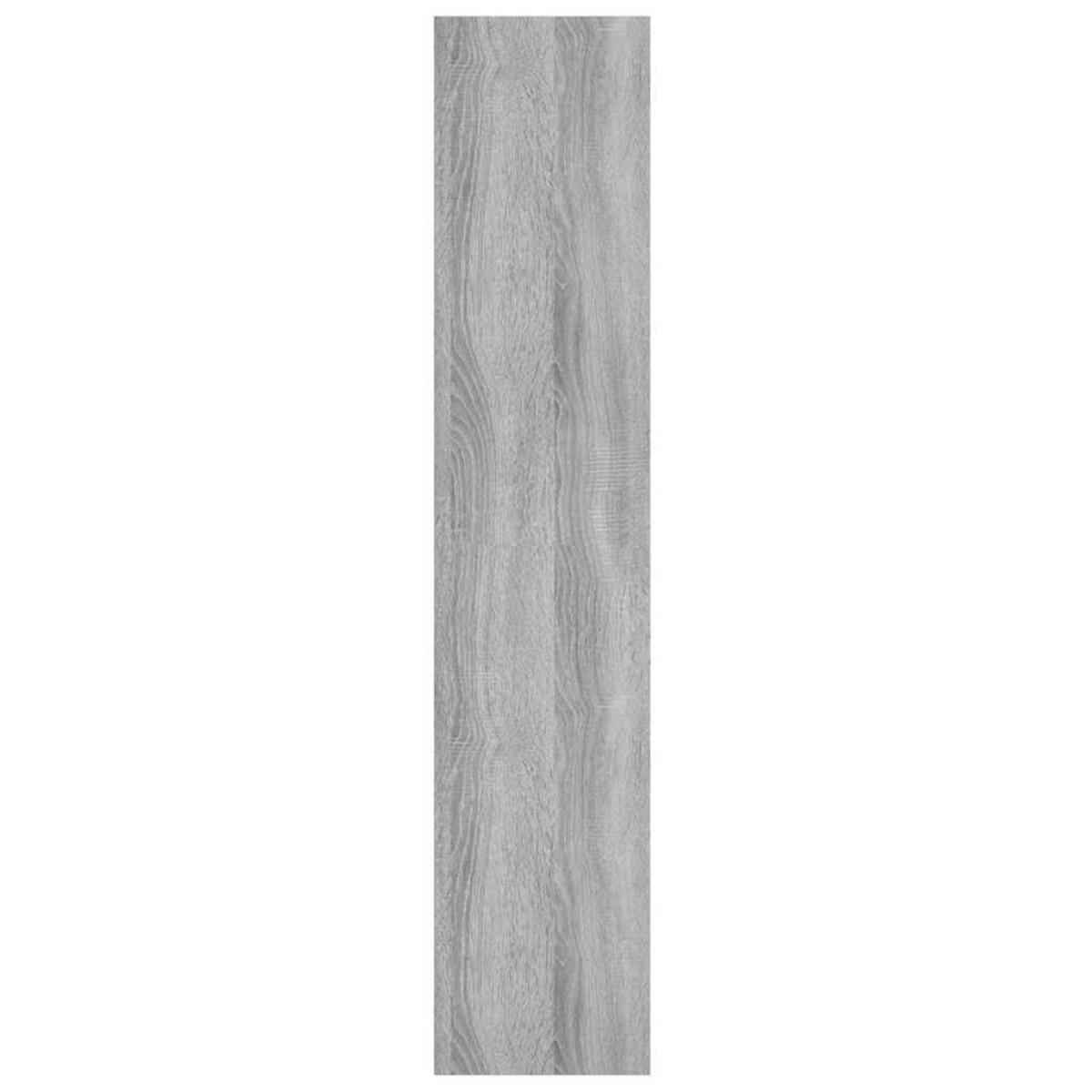 vidaXL Ραφιέρα Τοίχου Γκρι Sonoma 90x16x78 εκ. από Επεξεργασμένο Ξύλο