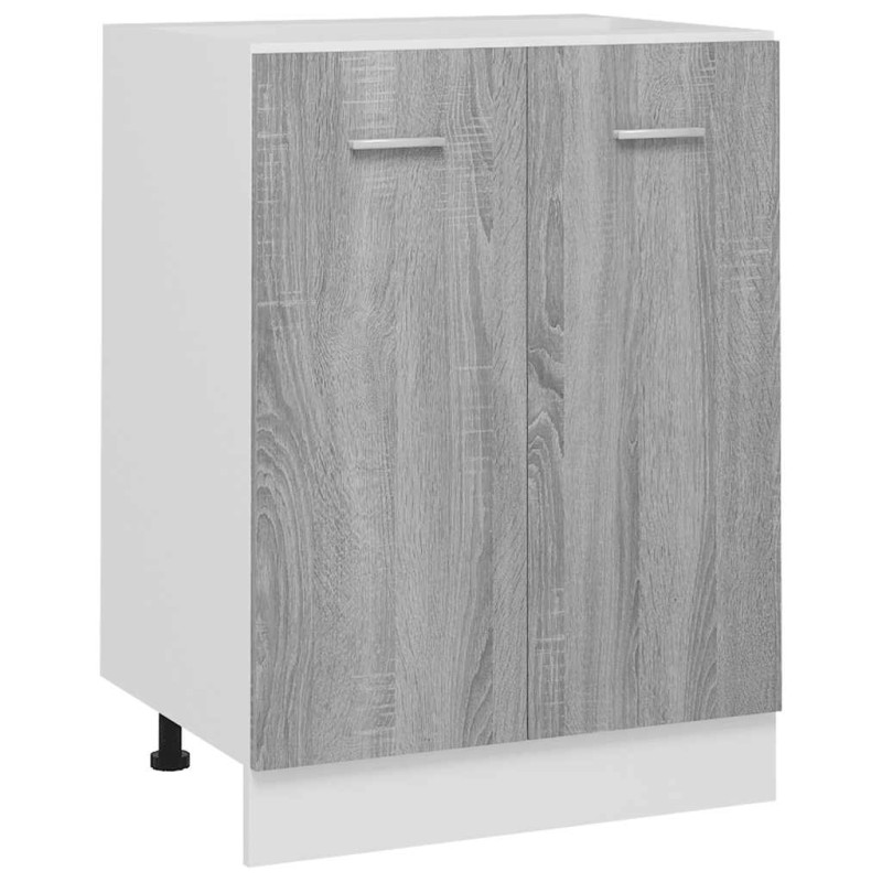 vidaXL Ντουλάπι "Lyon" Γκρι Sonoma 60x46x81,5 εκ. από Τεχνητό Ξύλο