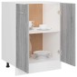 vidaXL Ντουλάπι Γκρι Sonoma 60 x 46 x 81,5 εκ. από Επεξεργασμένο Ξύλο